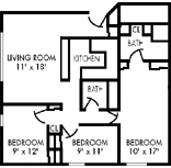 3 bedroom